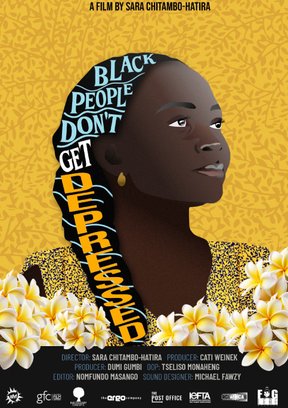 Black People Don't Get Depressed Plakat